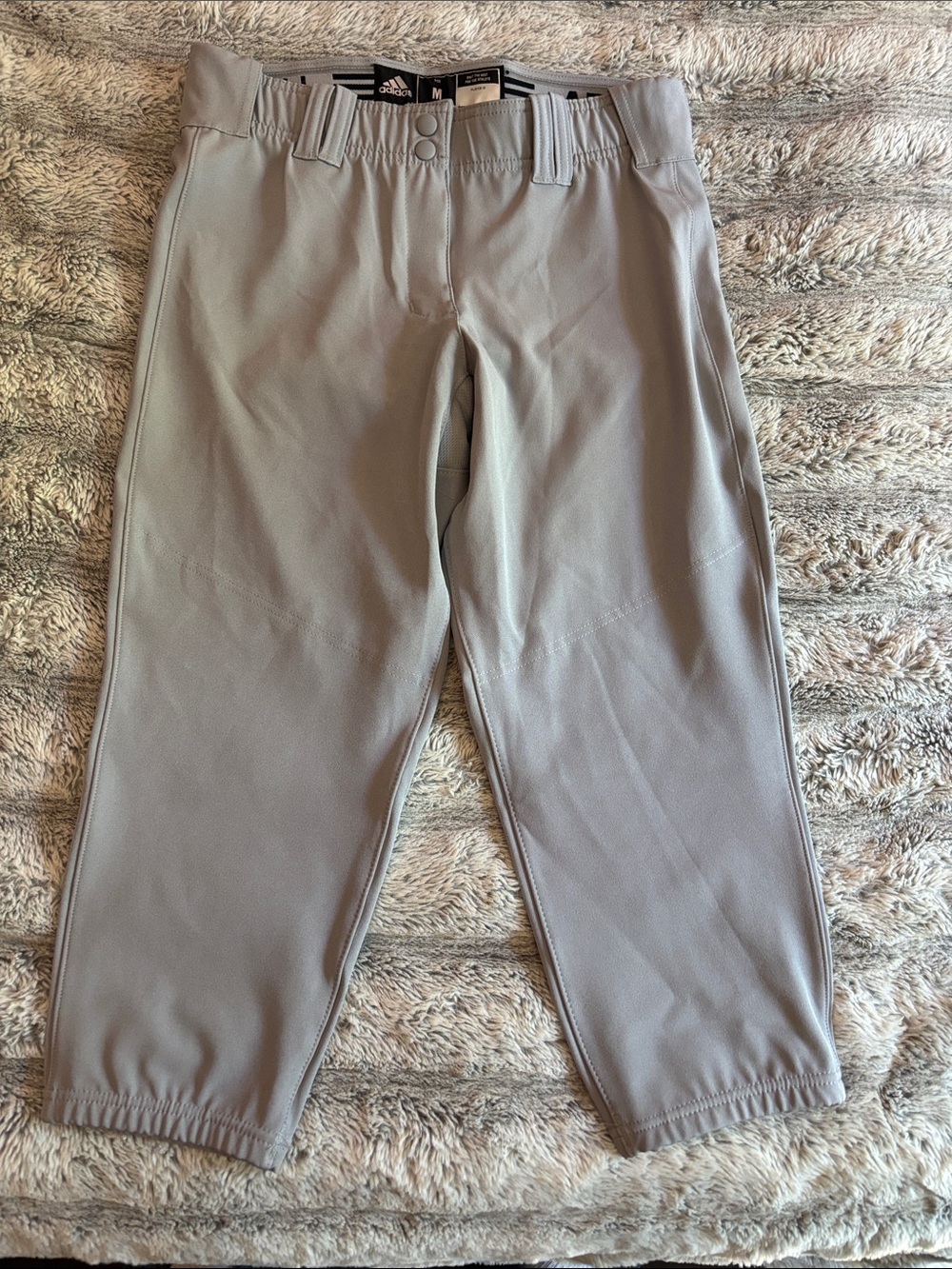 adidas Men’s Light Gray baseball pants